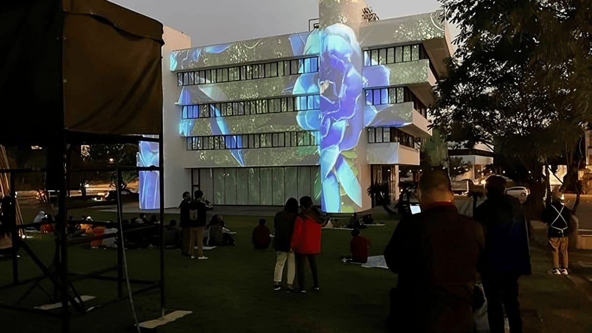 户外楼体投影秀-楼体3d激光投影