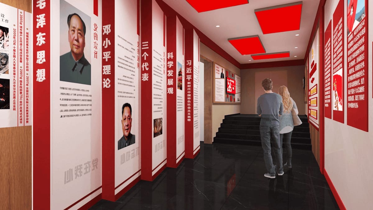 璀璨红色革命纪念馆展示设计