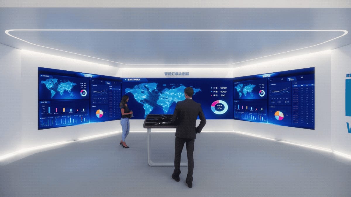 智能汽车公司科技展厅设计